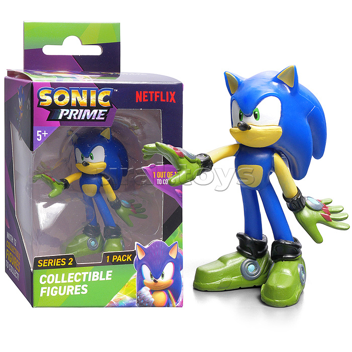 Фигурка Соник, вид 2 Sonic Prime, 2 серия