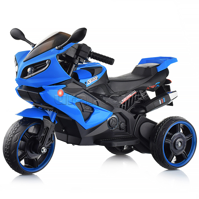 Детский электромотоцикл ROCKET "Байк",1 мотор 20 ВТ,синий