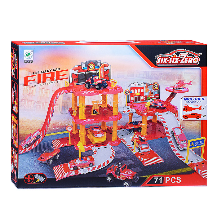 Парковка "Пожарная станция" в коробке