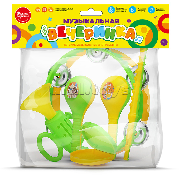 Набор музыкальных инструментов "Музыкальная вечеринка"