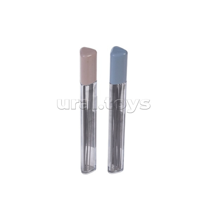 Грифели 0,7мм HB для механических карандашей, 20 шт. в пластиковом пенале