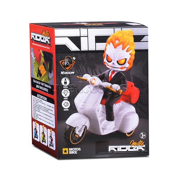 Мотоцикл "Гонки во тьме" в коробке