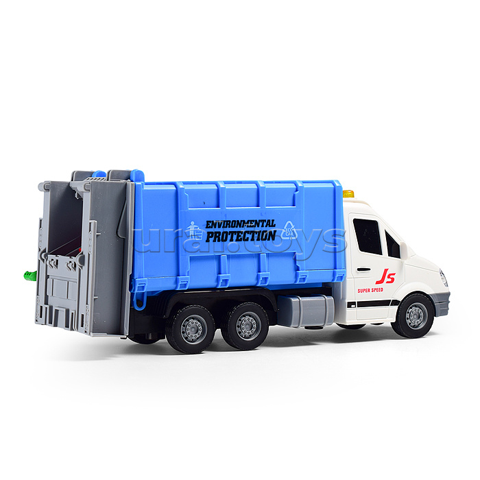 Машина "ЭкоКонтроль" 1:16 (свет, звук) в коробке (цвет синий)