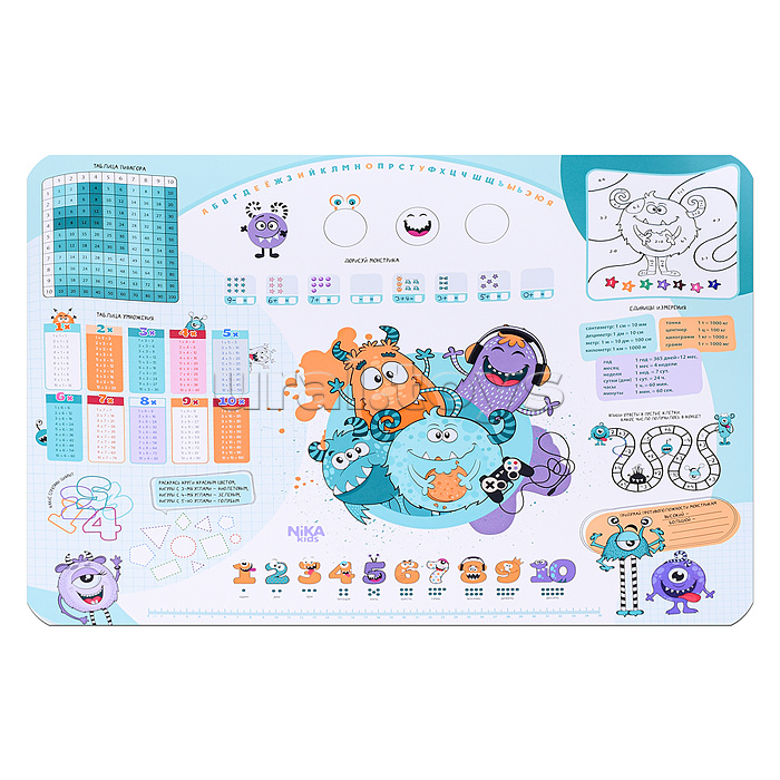Комплект детской мебели "Математика с монстриками"