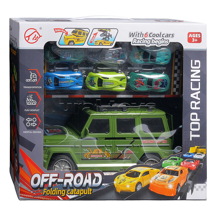 Набор машин "Бригада тайфун" в коробке