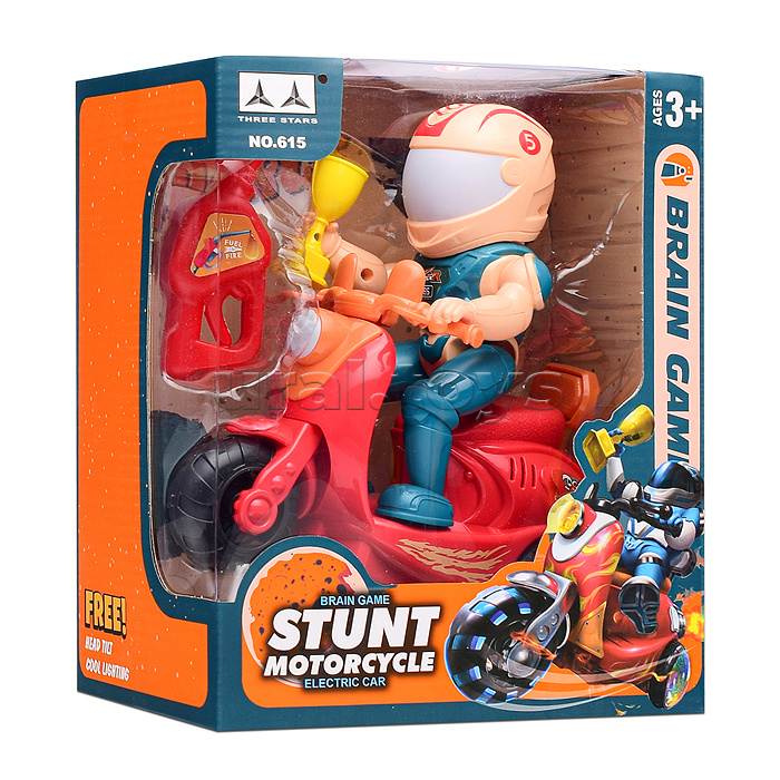 Мотоцикл "Драйвер" на батарейках, в коробке