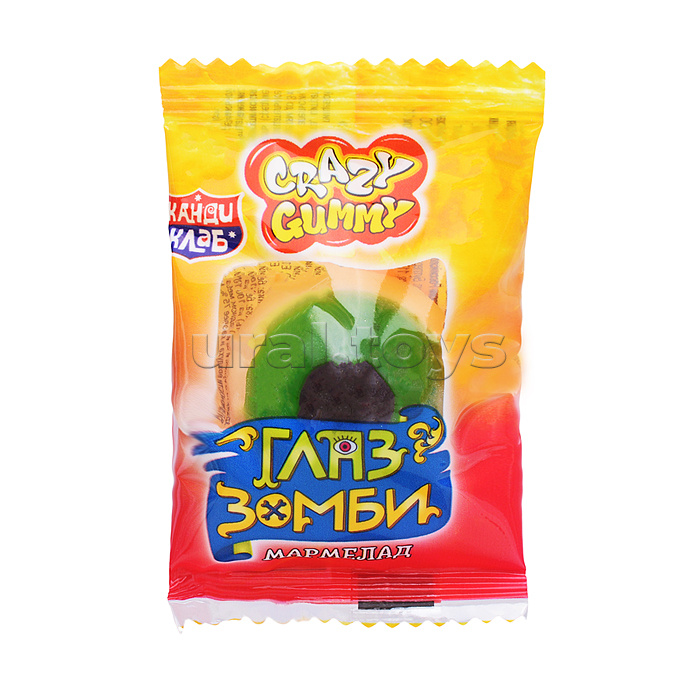 Мармелад "CRAZY GUMMY. Глаз зомби" 10гр*75шт