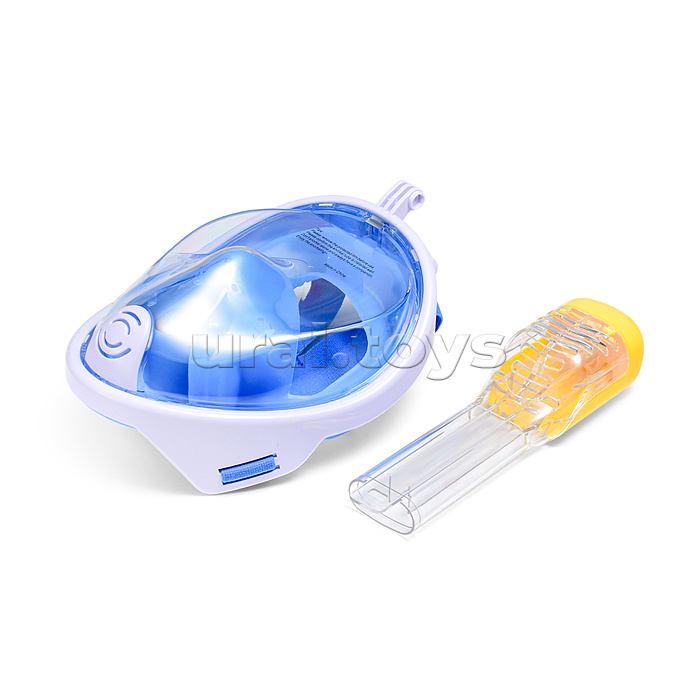 Маска для плавания и снорклинга с креплением для камеры