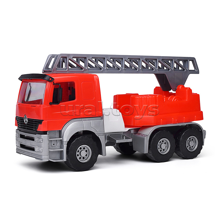 Пожарная машина  Мерседес "Axor" 3-х осный, в сетке