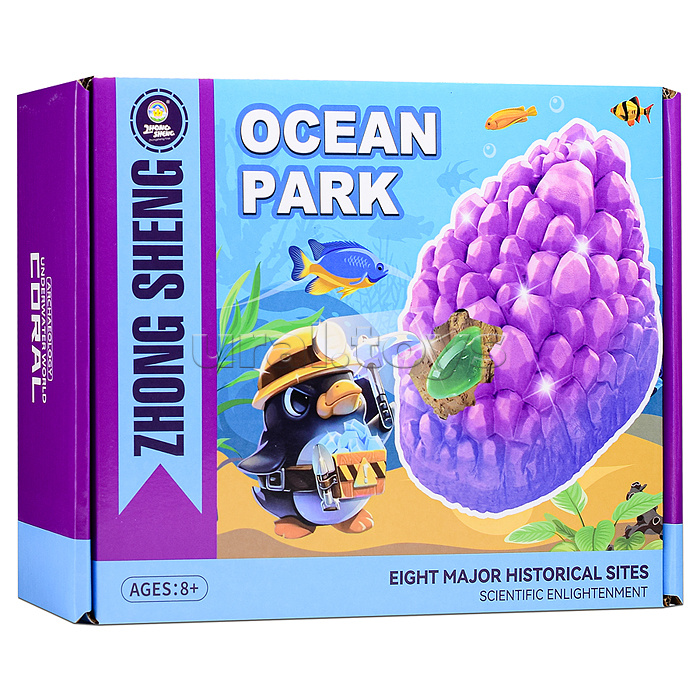 Раскопки "Минеральный детектив" в коробке