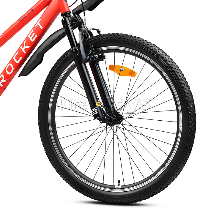 Велосипед 26" Rocket Vela 1.0, цвет красный, размер 15"