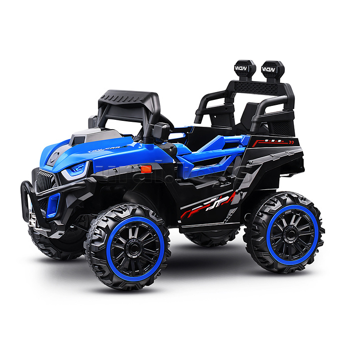 Электромобиль "Багги" с р/у управлением, четырехколесный (синий)