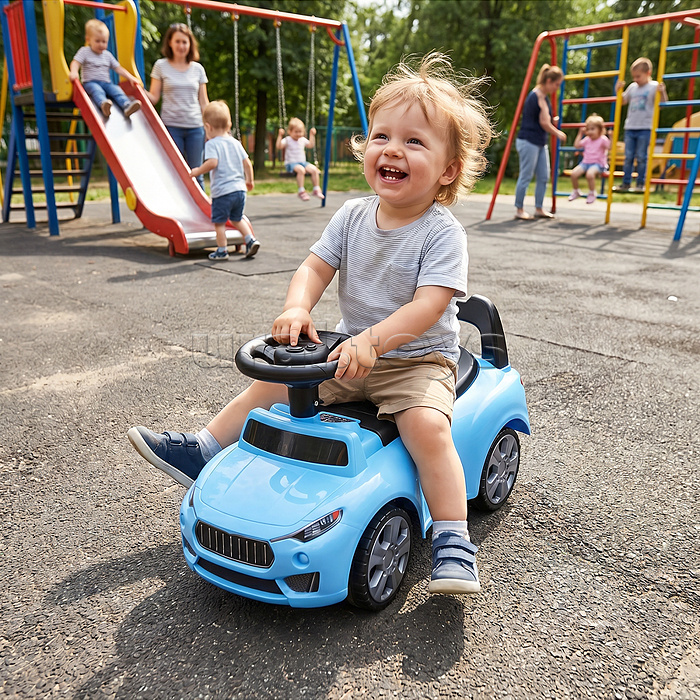 Каталка для детей Rocket R0272 (цвет голубой)