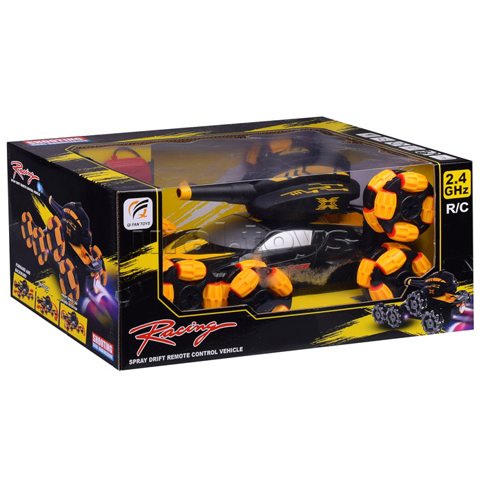 Машина "Гонки с пушкой" р/у, 27MHz, в коробке