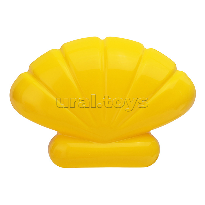 Набор №307: ведро-цветок среднее №3, ситечко-цветок среднее №3, лопатка №5, грабельки №5, формочки (краб №2 + морской конёк + ракушка №2 + черепаха)