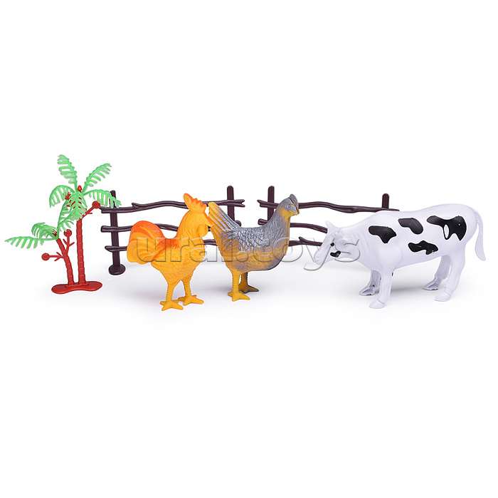 Набор машин "Фермерские работы" в коробке