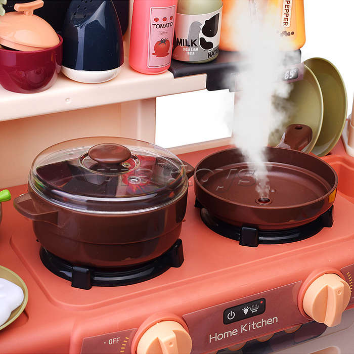 Игровой набор кухня "Готовим с мамой" (36 предметов) (со светом) в коробке