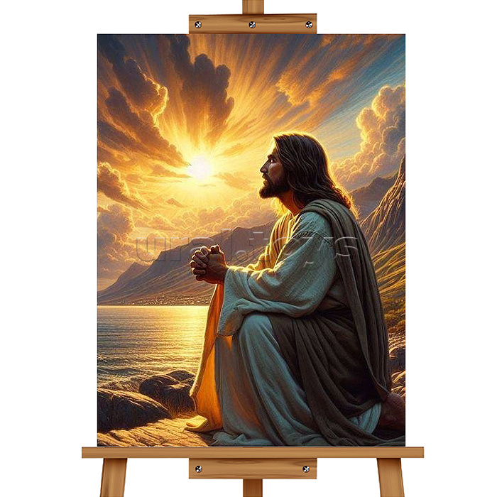 Набор для рисования "Картина по номерам 40*50 см. Иисус Христос"