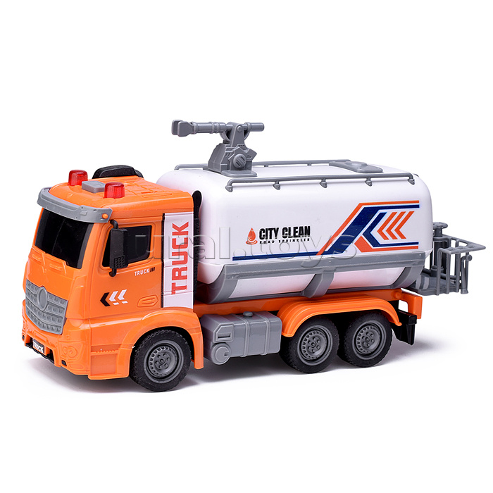 Машина "Санитарная" на батарейках, в коробке