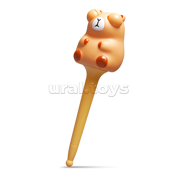 Ручка шариковая "Капибара" синие чернила, 0,7 мм, в диспле