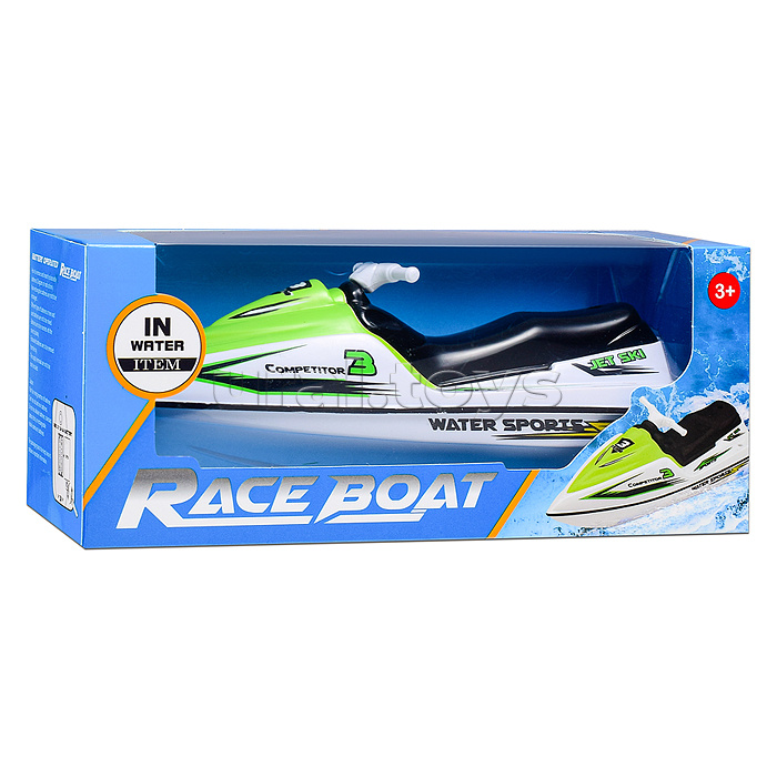 Скутер "Скорость" на батарейках, в коробке