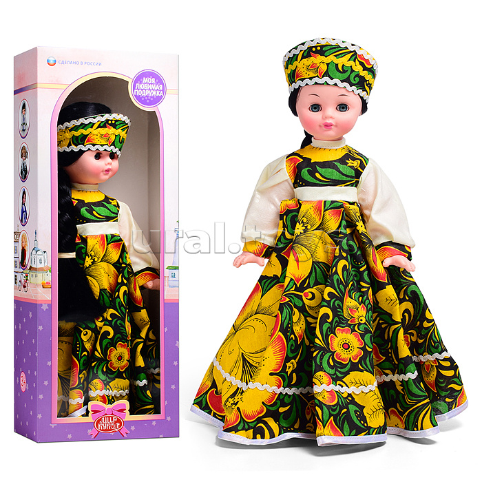 Кукла Василина Хохлома 45см., в коробке