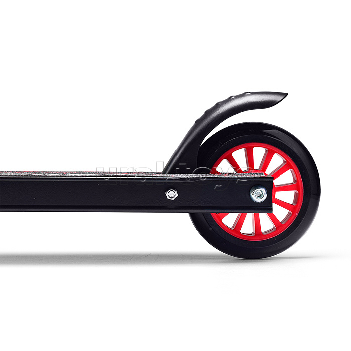 Самокат-снегокат трюковой в коробке (красный)