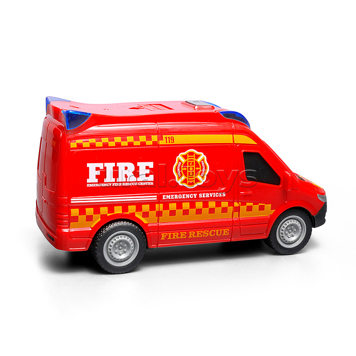 Машина "Спасательная служба" 1:20 (свет, звук) в коробке (в ассортименте)