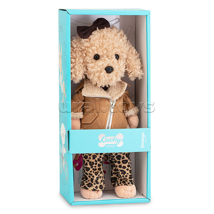 Lucky Fendy: Леопардовая модница 37 с каркасом, коробка 44 см