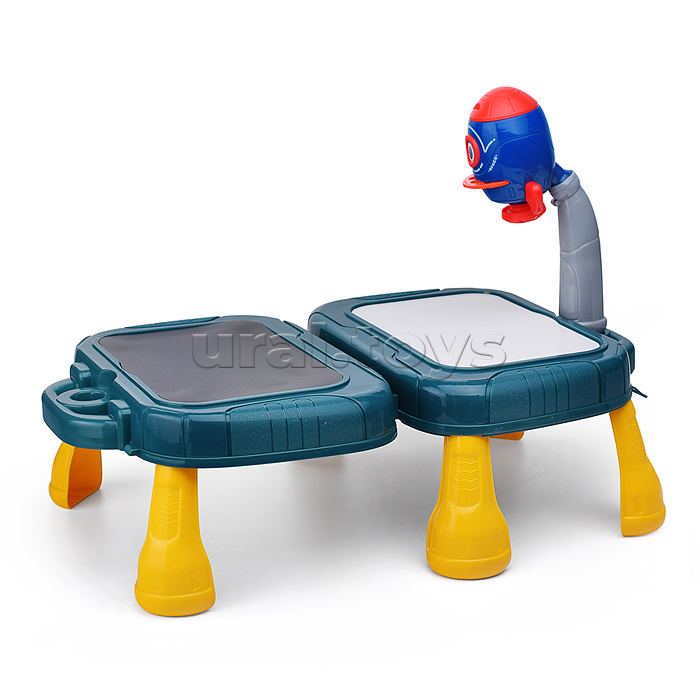 Доска для рисования "Ракета" с проектором, в коробк