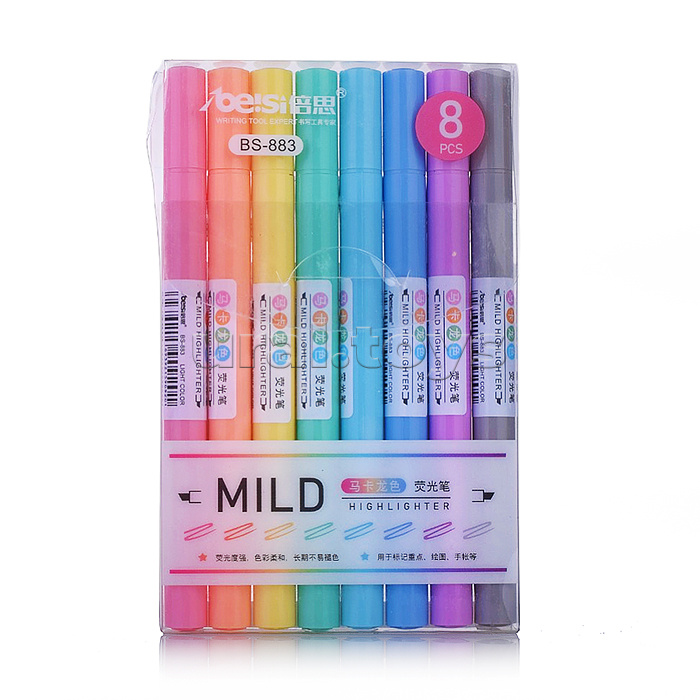 Набор маркеров-выделителей (8 цветов в наборе)