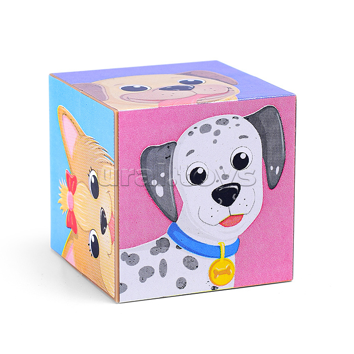 Кубики "Собачки" 4-штучные