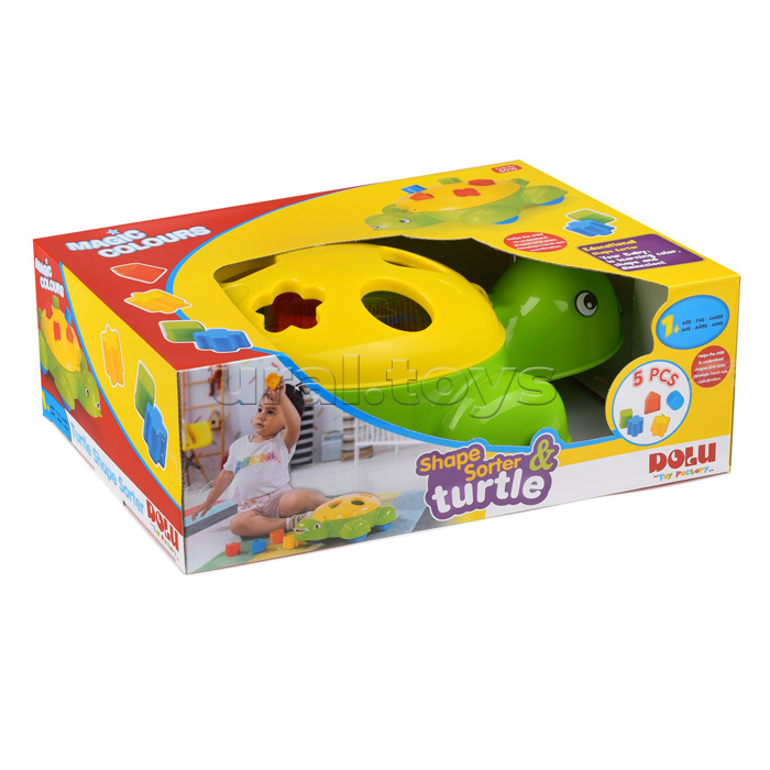Логика-сортер "Черепашка" в коробке