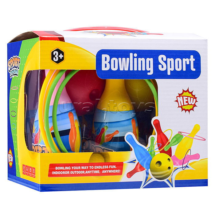 Игра Боулинг "Веселые броски" в коробке