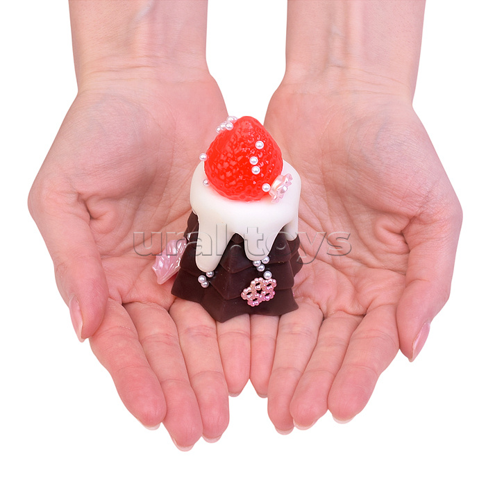 Игрушка-антистресс "Клубничное пирожное"