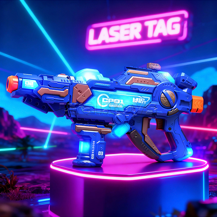 Набор оружия "Космический бой" в коробке