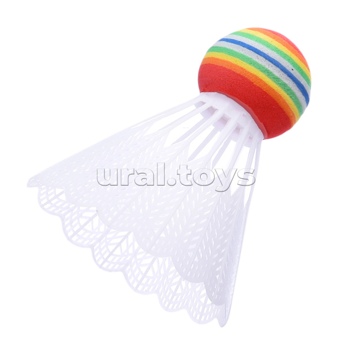 Набор воланчиков для бадминтона (10 шт.) цветной