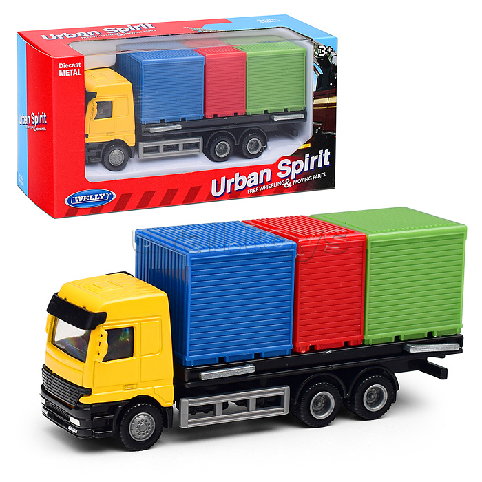 Машинка Грузовик, 15 см, в асс., набор B, дисплей-бокс 24 шт.