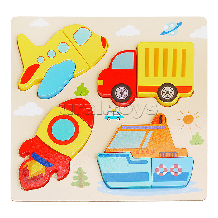 Пазл-вкладыш "Транспорт"