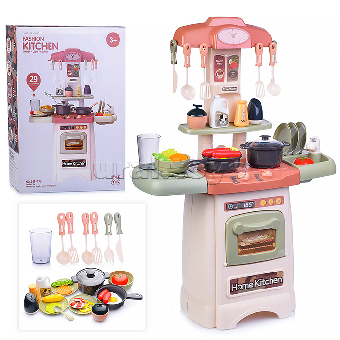 Игровой набор кухня "Люблю готовить" (свет, звук) в коробке