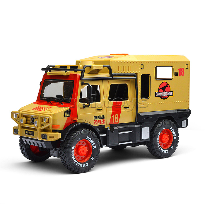 Машина "Dinosaurs hunter" (свет, звук) в коробке