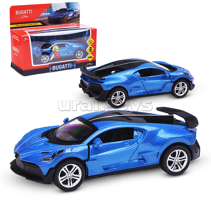 Модель металл свет-звук bugatti divo 14,9 см, (двери) инерция, спойлер Модель металл свет-звук bugatti divo 14,9 см, (двери) инерция, спойлер
