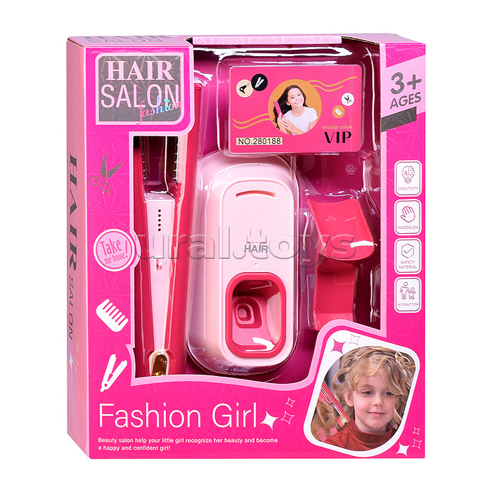 Набор стилиста "Красотка" на батарейках, в коробке