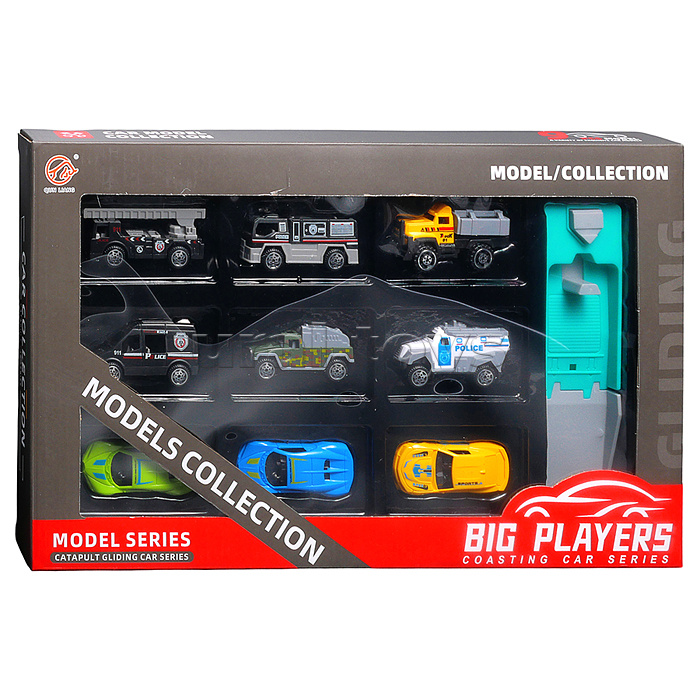 Набор машин "Военный патруль" в коробке