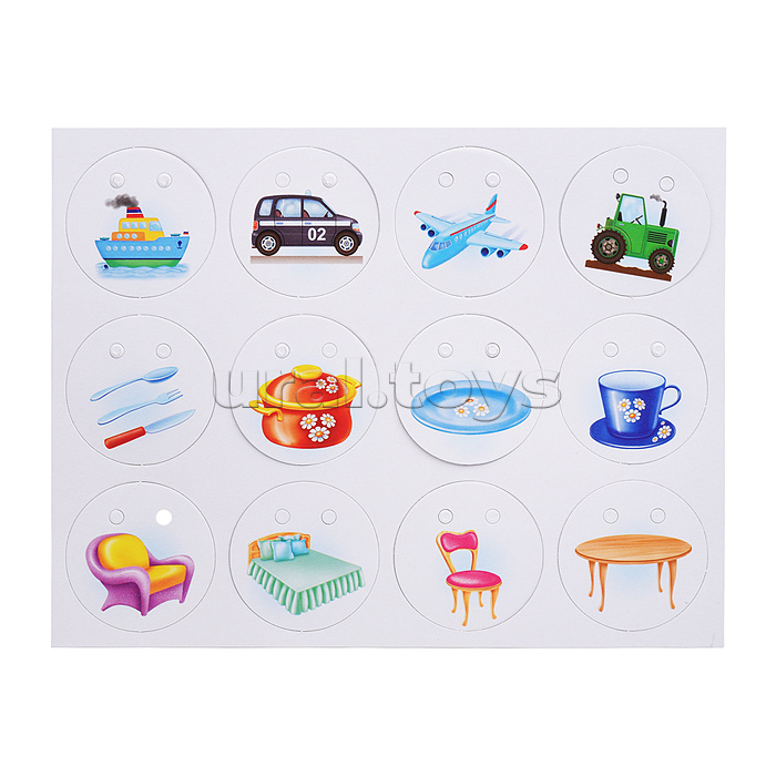 Настольная игра "Что к чему?" игры на шнурочке.