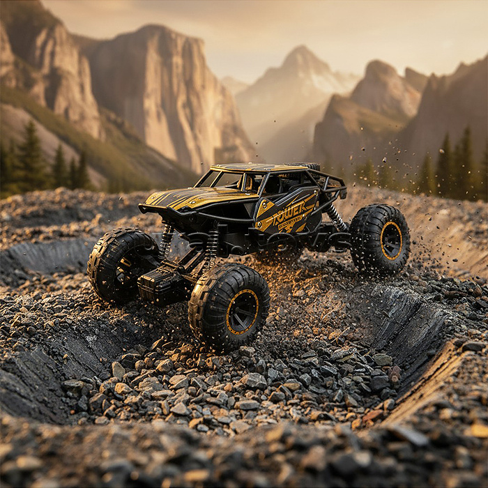 Машина "Terrain Master" р/у, 27 MHz, в коробке