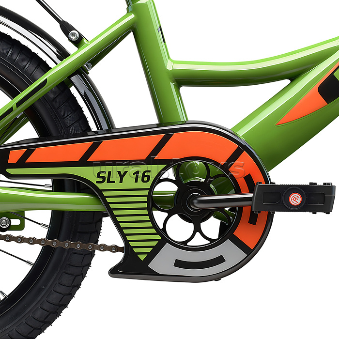 Велосипед 16" Rocket Sly, цвет зеленый