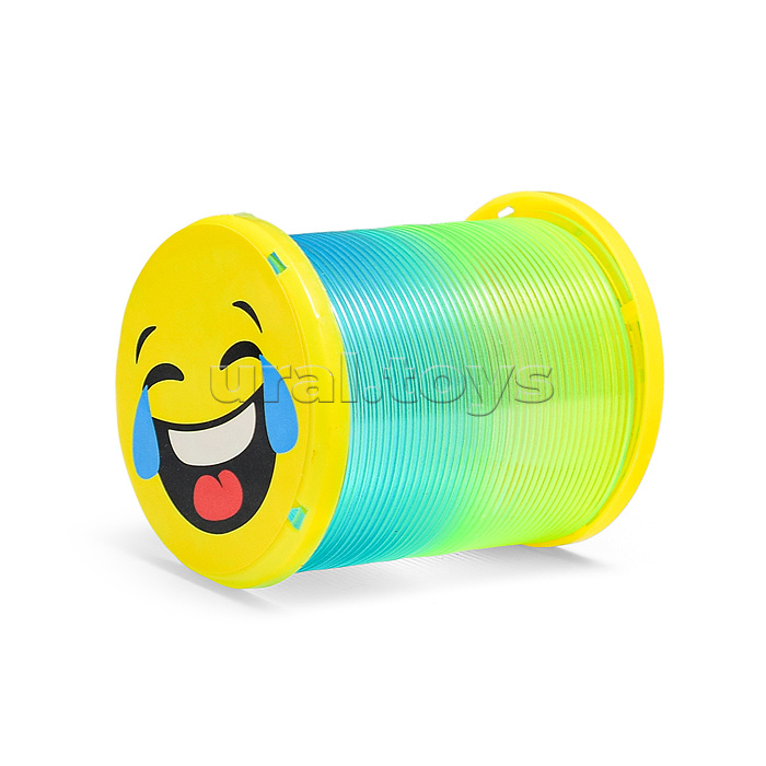 Игрушка-пружинка "Радостный смайлик"