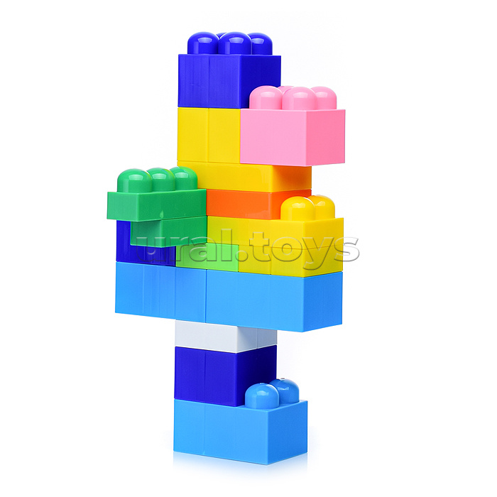 Конструктор "Великан" (74 элемента) (в контейнере)