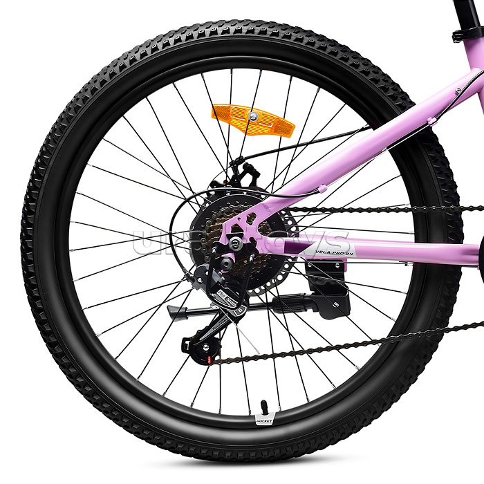 Велосипед 24" Rocket Vela Pro 24 , цвет лиловый, размер 13"